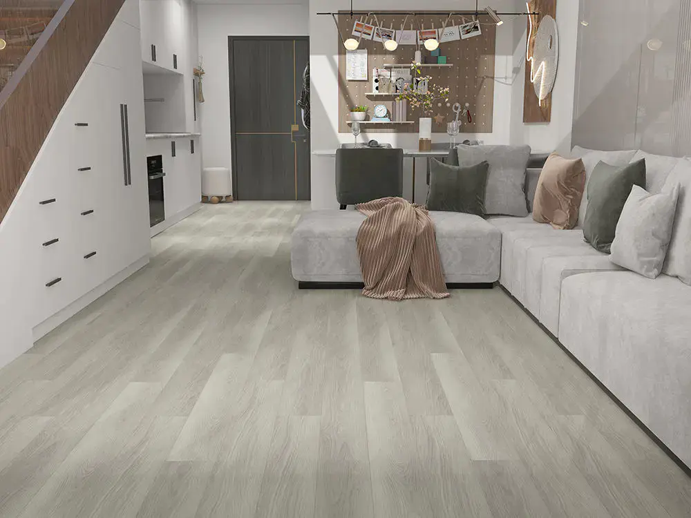 Bahan SPC Flooring features practical flooring materials for creating comfortable and modern indoor spaces.